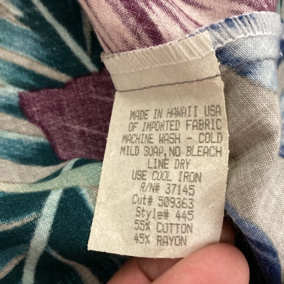 Hilo Hattie Women’s Midi Dress Floral Tropical Hawaiian Vacation Short Sleeve M - Picture 14 of 14